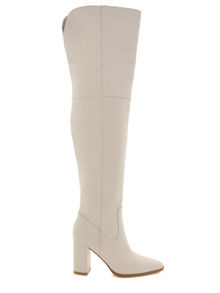 Vixen Over-the-Knee Boot in Ivory