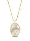Daydream Pendant Necklace in Mother of Pearl