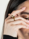 Leopard Face to Face Ring