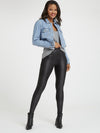 Faux Leather Legging in Black