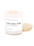 Island Air White Jar Candle