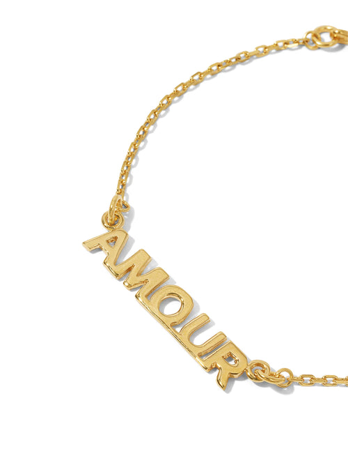The Amour Nameplate Bracelet