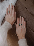 Turquoise Chunky Porcelain Ring