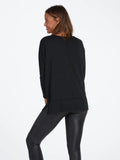 Perfect Length Top Dolman 3/4 in Very Black