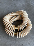 The Jules Wooden Bracelet in Light Wood