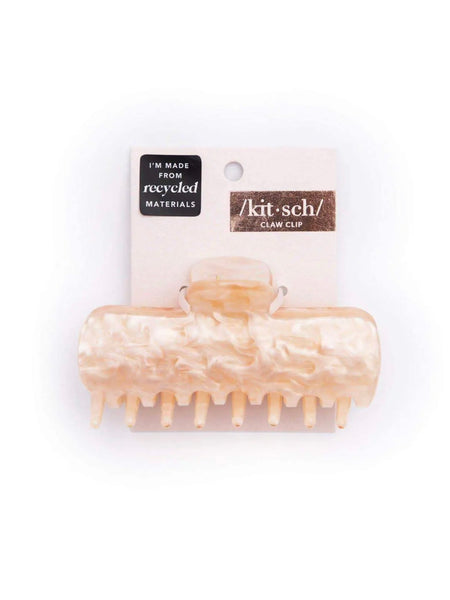 Eco-Friendly Marble Claw Clip in Blonde