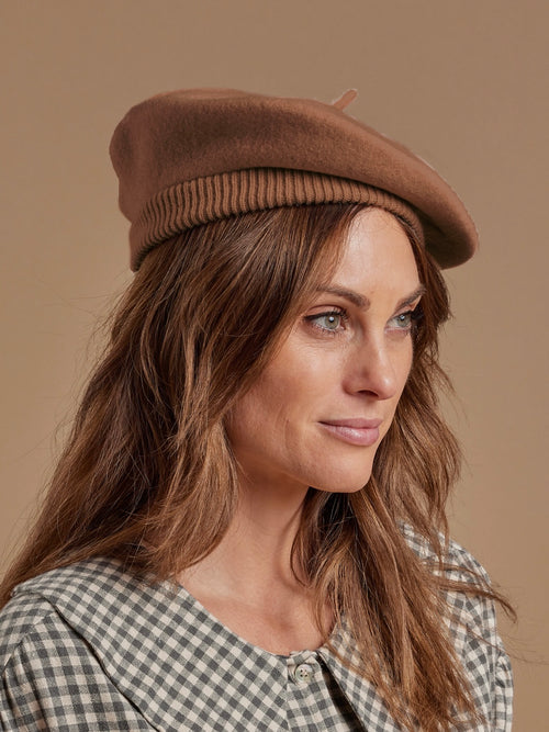 Delaney Olive Green Wool Baseball Cap