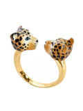 Leopard Face to Face Ring