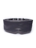 Satin Pillow Eye Mask in Charcoal