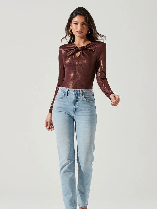 Barcelona Twist Front Bodysuit