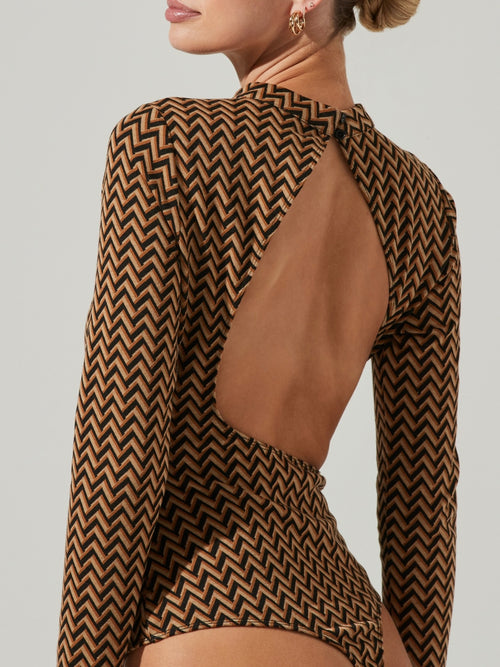 Capri Open Back Bodysuit